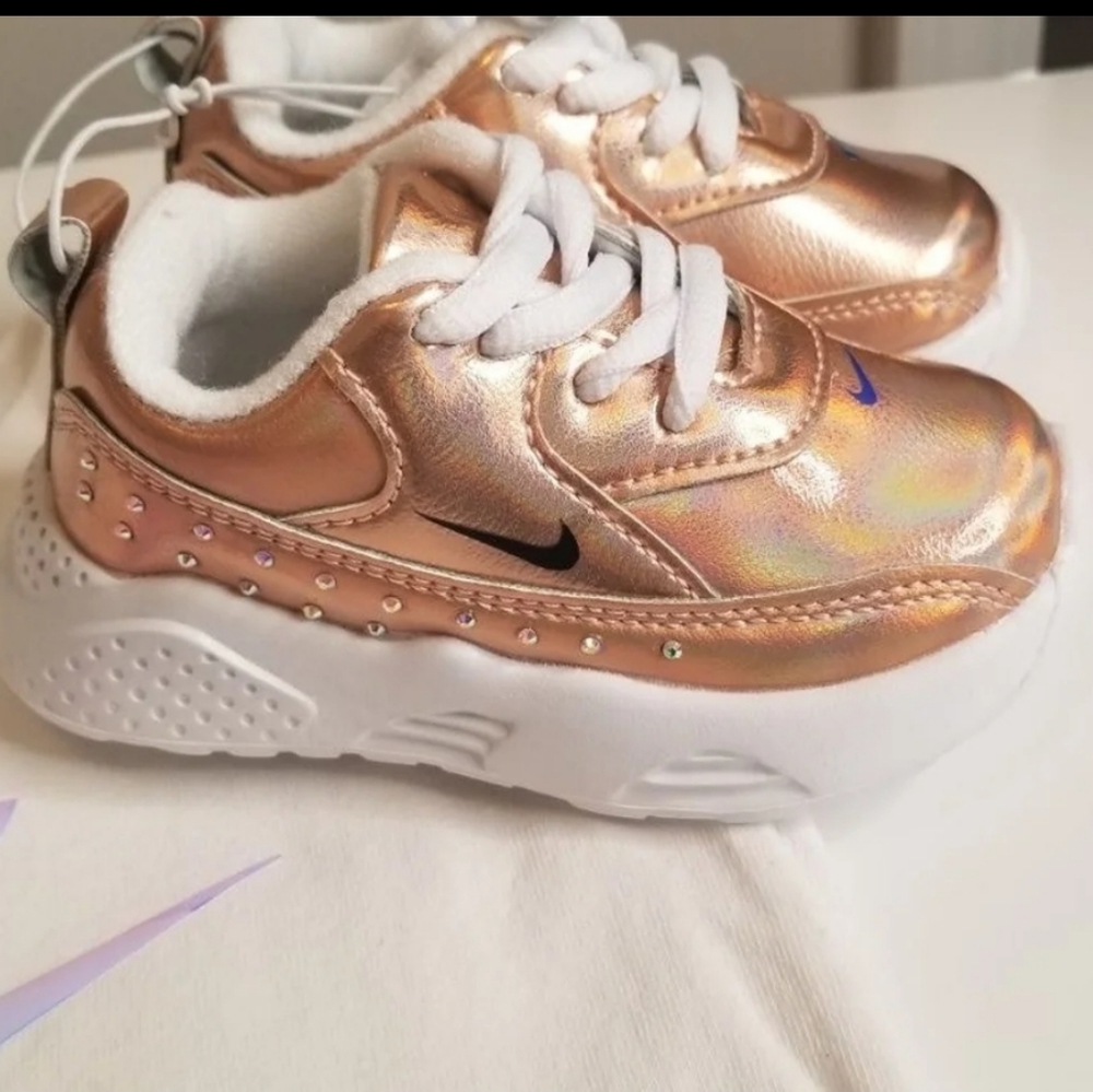 Crafted Toddler Girls Custom Bling Crystal Sneaker